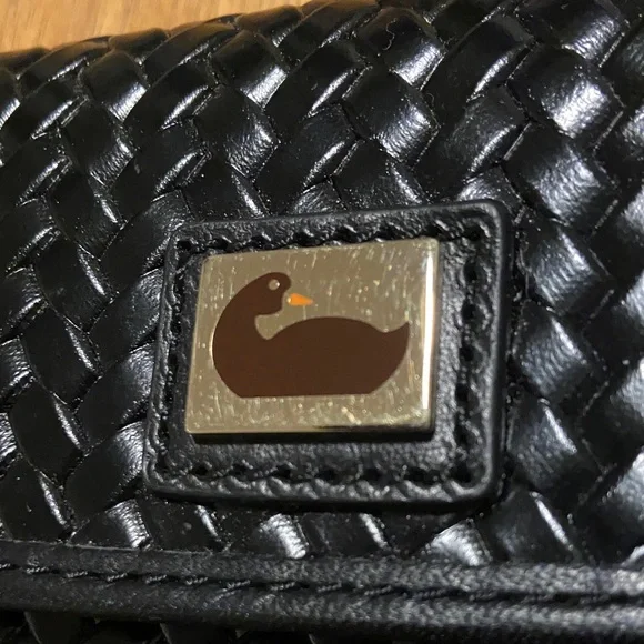 Dooney & Bourke Black Woven Wallet - Picture 4 of 4